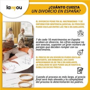 Cuánto cuesta un divorcio en España